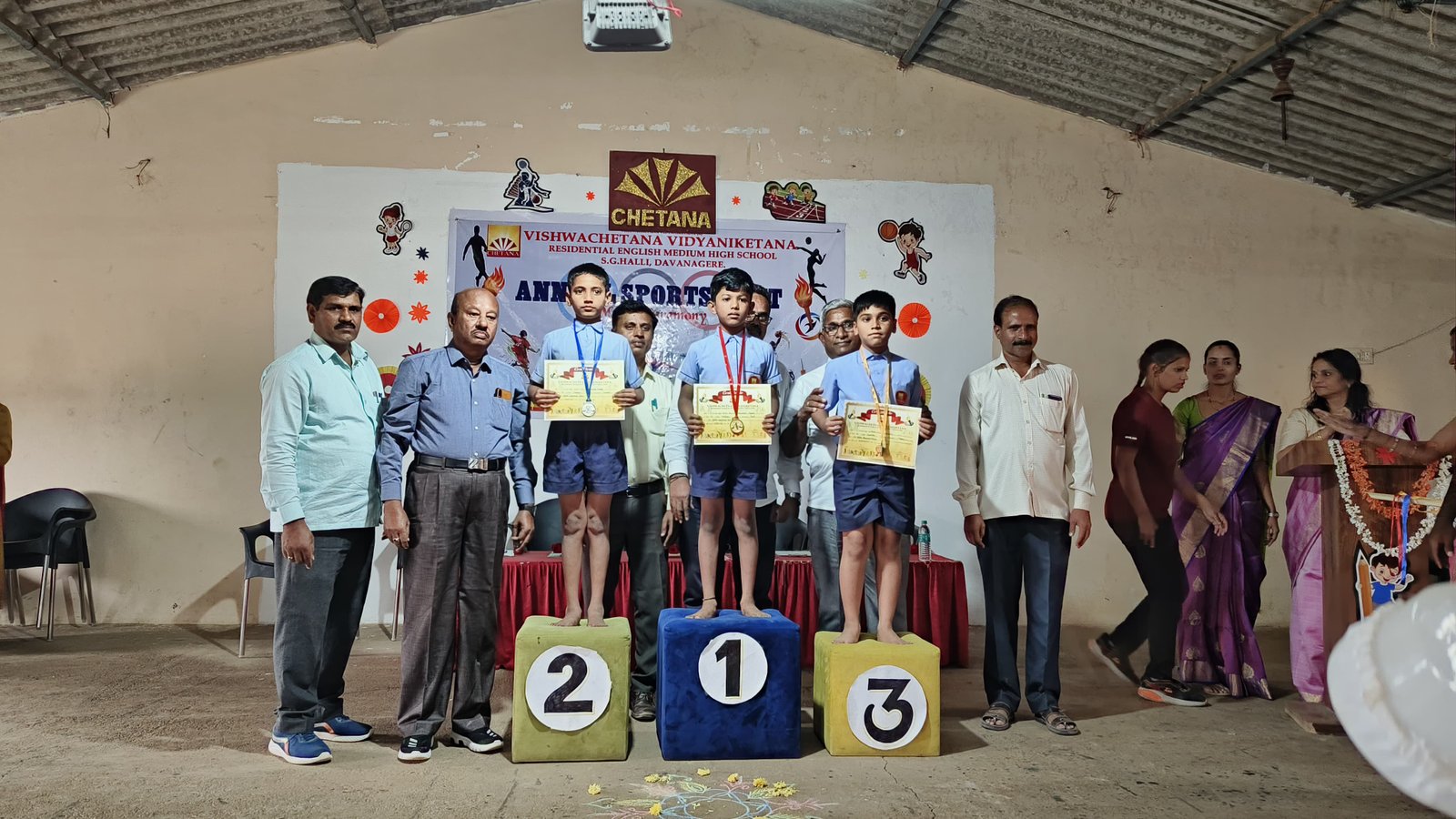 Vishwachetana Sporting Spirit by Students